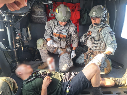 Militar herido por drones en Catatumbo fue trasladado de urgencia en helicóptero