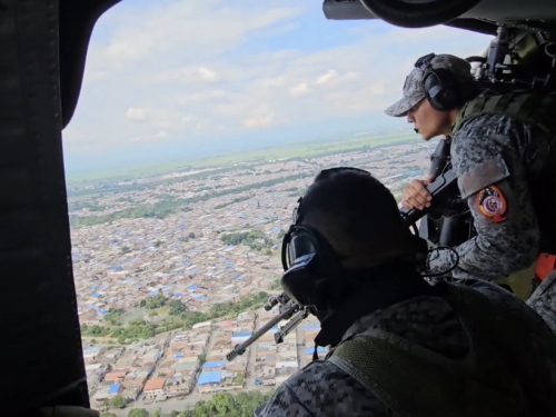 Suroccidente colombiano bajo vigilancia aérea permanente para garantizar una jornada electoral segura
