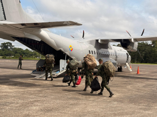 Capacidades aéreas garantizan el plan democracia 2026 en el Amazonas  