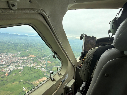 Vigilancia aérea se mantiene en Antioquia durante jornada electoral