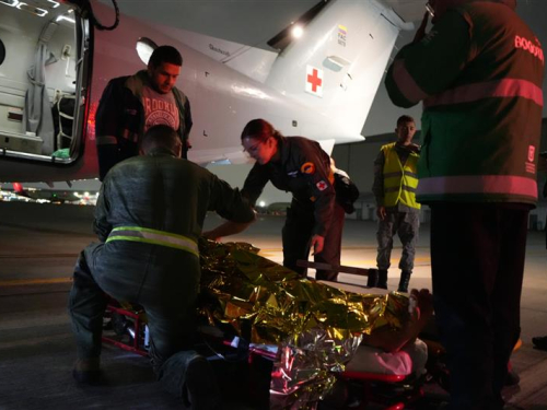 Evacuación aeromédica de colombiano desde Perú