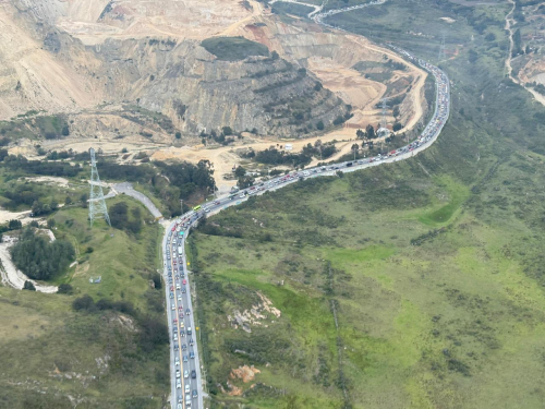 Desde el aire reforzamos seguridad del “Plan retorno” Semana Santa en Bogotá