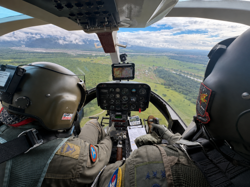 Gran despliegue aéreo por Plan Democracia en los llanos orientales
