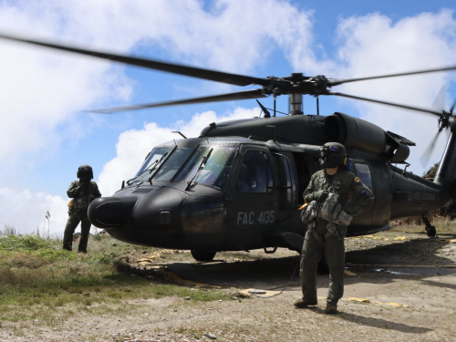 Capacidades aéreas fortalecen la seguridad para jornada electoral