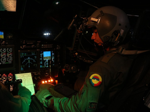 Capacidades estratégicas de la Fuerza Aeroespacial desplegadas en el país durante elecciones presidenciales