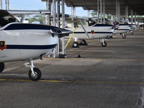 Tres nuevas aeronaves Cessna 172 arribaron a Colombia tras exigente travesía aérea