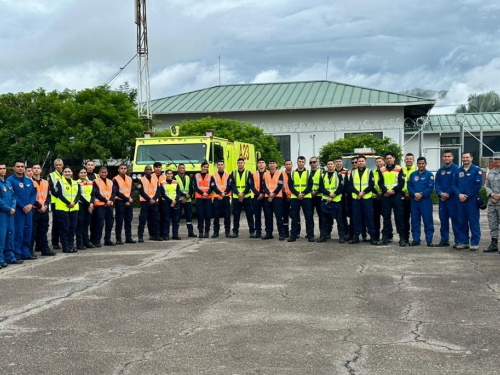 Futuros bomberos entrenaron en escenarios de alta exigencia