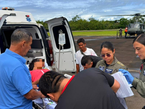 Oportuna evacuación aeromédica salva la vida de menor indígena en el Caquetá