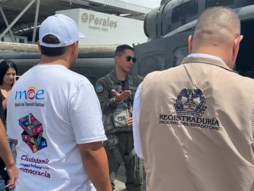 Capacidades aéreas respaldan la seguridad y el normal desarrollo de la jornada electoral