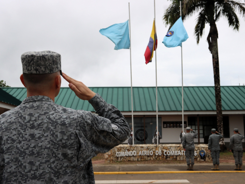 Pabellón a media asta y eucaristía honraron a los héroes en el Caquetá 