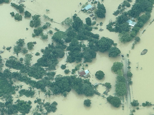 Capacidades aéreas apoyan evaluación de emergencia por lluvias en Casanare