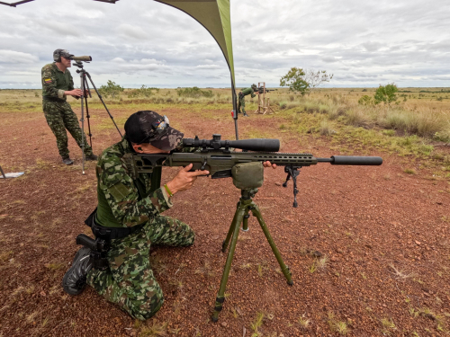 Equipo colombiano de Fuerzas Comando ultima detalles en Marandúa