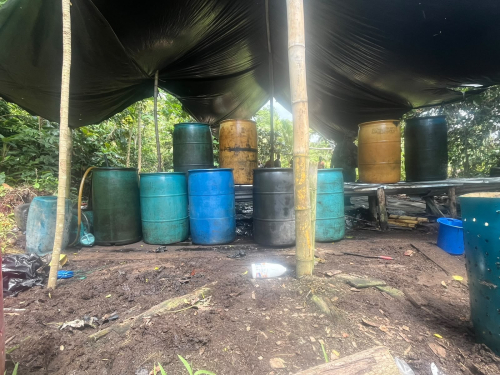 Fuerza Aeroespacial inhabilita siete infraestructuras del narcotráfico en Tumaco, Nariño