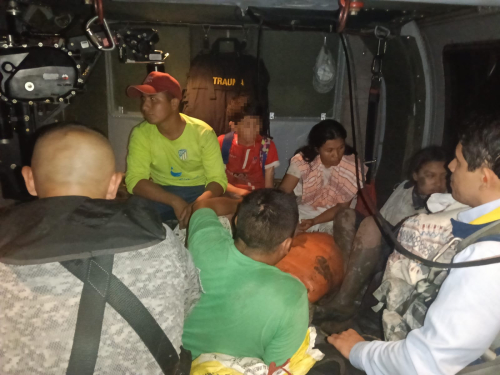 Seis personas fueron rescatadas tras emergencia en zona rural de Hato Corozal 