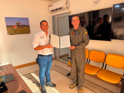 Compromiso del Grupo Aéreo del Oriente fue reconocido por la Gobernación del Vichada