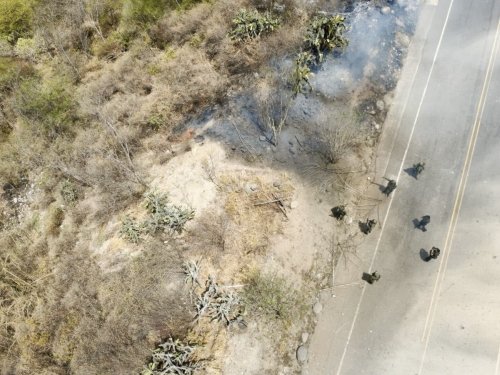 Campo minado fue neutralizado sobre la vía Panamericana entre Cauca y Nariño 