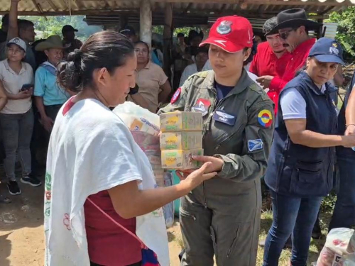 Más de tres toneladas de ayudas entregadas a familias de Pore, Casanare