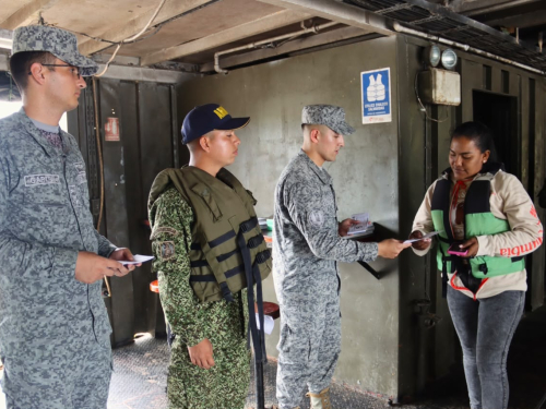 Jornada de sensibilización fortalece la seguridad en el río Orteguaza, Caquetá