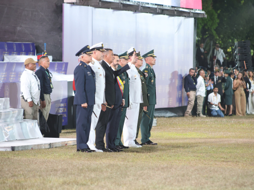 La Fuerza Aeroespacial engalanó la ceremonia de reconocimiento de mando presidencial