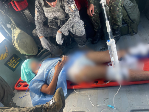 Traslado en helicóptero salvó vida de adolescente herido por explosivo en Tibú 