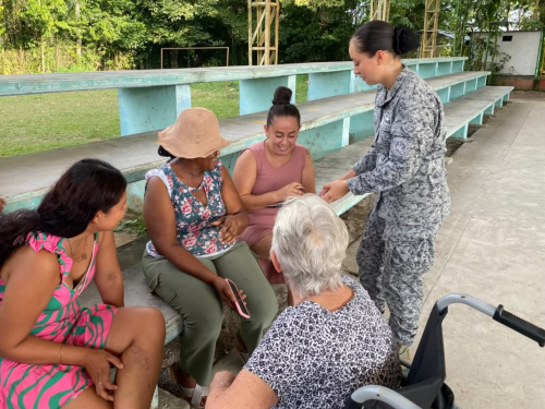 Fuerza Aérea Colombiana fortalece vínculos con la comunidad de la vereda El Cocuy,