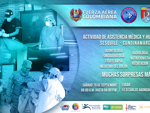 FAC realizará Actividad de Asistencia Médica y Humanitaria en Sesquilé, Cundinamarca