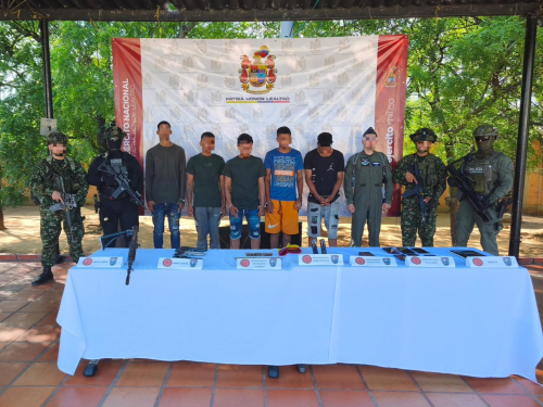 Capturados y un menor recuperado, deja operación contra las FARC-EP en Tibú 