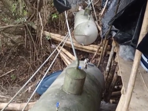 Ubicado laboratorio ilegal para procesar cocaína en Taminango, Nariño
