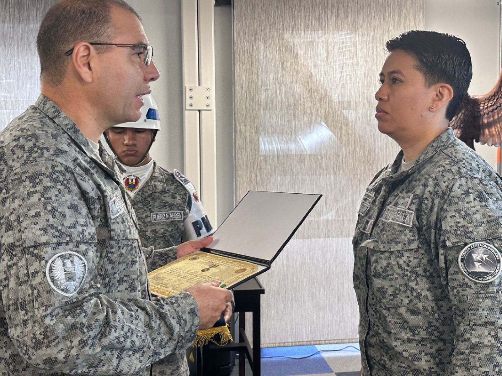 Con importante reconocimiento, la OEA exalta labor humanitaria del CENRP de la Fuerza Aérea Colombiana 