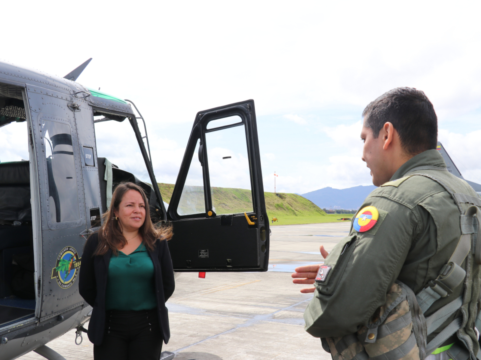Articulación de esfuerzos entre la Alcaldía de Funza y la Fuerza Aérea Colombiana