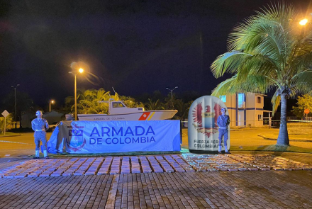 Inmovilizada motonave con 416 kilos de estupefacientes en el Archipiélago