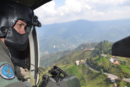 Durante la semana mayor, aeronaves de su Fuerza Aérea Colombiana brindaran seguridad desde el aire  
