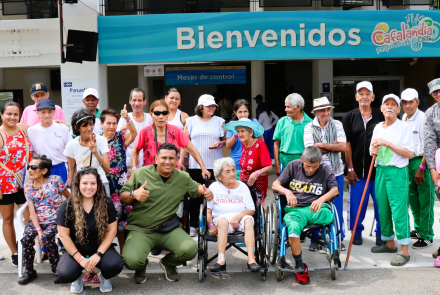 Adultos mayores de la Fundación del Abuelo, en Flandes, Tolima, vivieron un día inolvidable