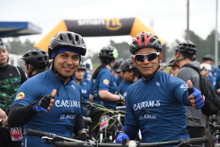 Más de 200 personas participaron en la Mountain Bike 33 años CACOM 5