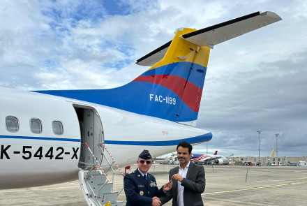 SATENA refuerza su conectividad con la llegada de la nueva ATR 42-600