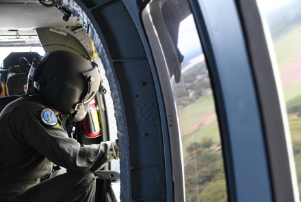 Fuerza Aeroespacial Colombiana lidera la búsqueda de la aeronave desaparecida en Antioquia 