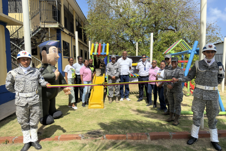 Un nuevo espacio de juego para los niños de San Andrés