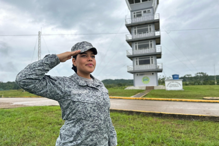 Primera Supervisora de Tránsito Aéreo en el Caquetá