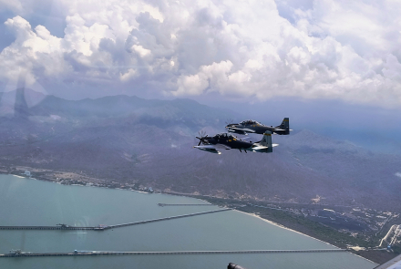 Aeronaves de la Fuerza Aeroespacial vigilan vías del Caribe durante Semana Santa