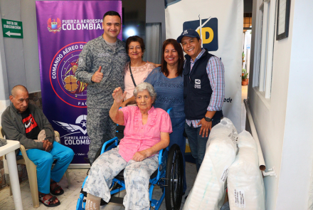 Entrega solidaria llevó esperanza a personas de la tercera edad en Cali