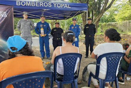 Con capacitación en prevención de incendios, casanareños fortalecen su respuesta ante emergencias
