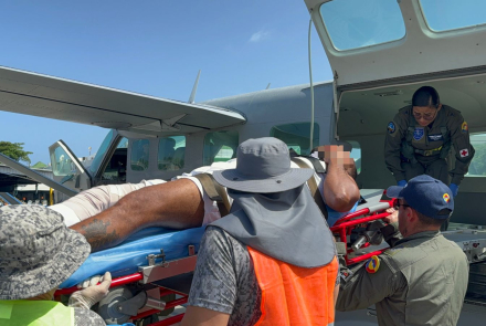 Paciente con fractura fue evacuado desde Providencia a San Andrés