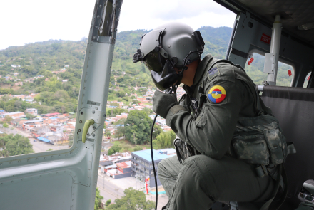 Balance operacional: aeronaves sobrevolaron durante las fiestas sampedrinas en 16 municipios 