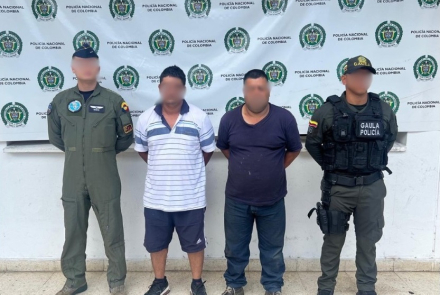 Capturados dos integrantes del grupo delincuencial “Los Camioneros”,  en el Cesar