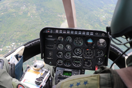 Fuerza Aeroespacial Colombiana refuerza la seguridad desde el aire durante elecciones atípicas