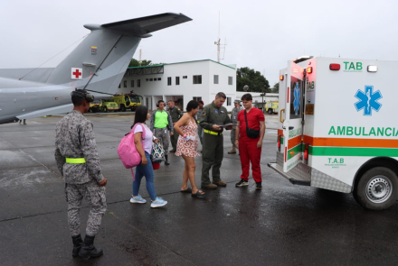 Mujer embarazada fue trasladada desde La Macarena a Villavicencio