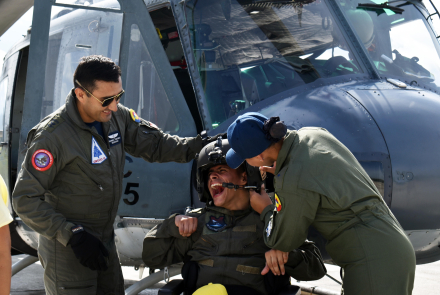 Miguel Ángel cumplió un gran sueño: ser piloto de su Fuerza Aeroespacial