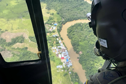 Vigilancia aérea fortalece la seguridad durante jornada electoral en Caquetá y Putumayo
