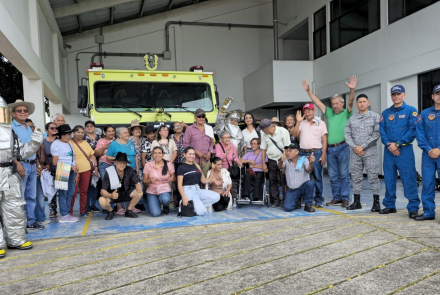 Adultos mayores de Casanare visitaron la Casa de los Centauros del Aire