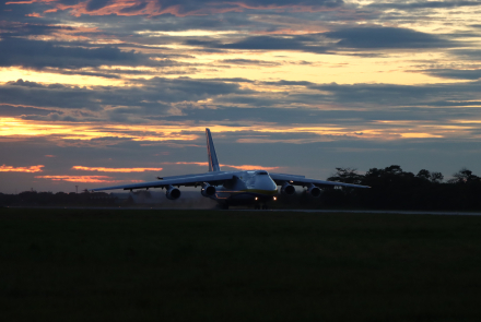 Gigante aéreo aterrizó en Apiay para impulsar el desarrollo energético del país